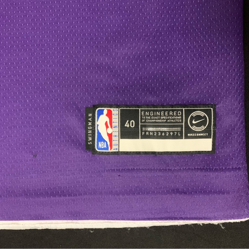 Nike Donovan Mitchell Utah Jazz #45 Purple Classic Swingman Jersey 40 Men’s S - Picture 5 of 8